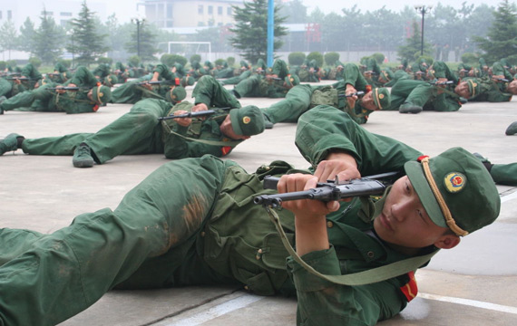 资料图：武警部队作战训练