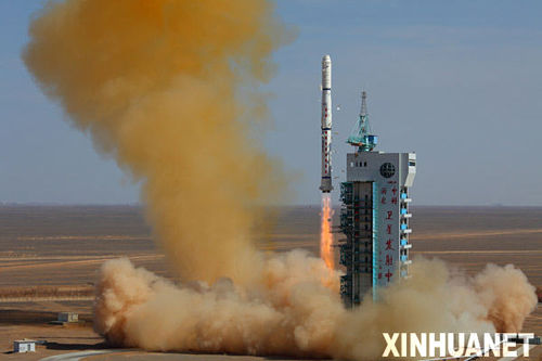 资料图：中国发射遥感卫星
