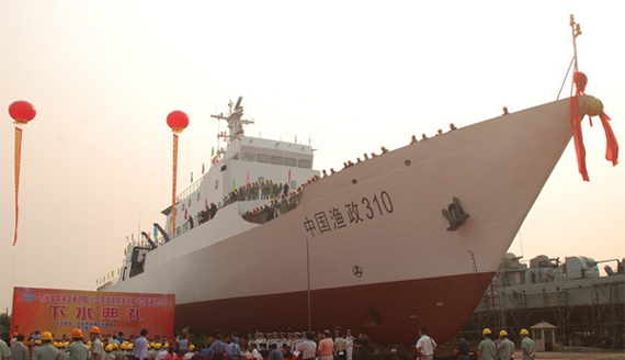 中国渔政310船是目前中国吨位最大、技术最先进、续航能力最强的渔政执法公务船，具有专业执法、全天候巡航、快速灵活应对周边紧急事态的能力。