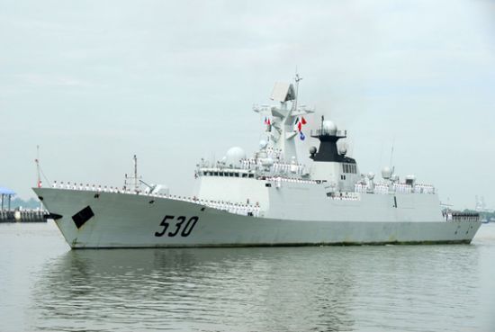 资料图：中国海军“徐州”号导弹护卫舰
