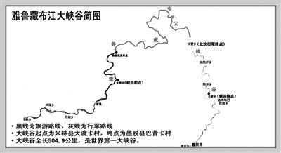 我军尖兵深入藏南死亡大峡谷演练过程险象环生