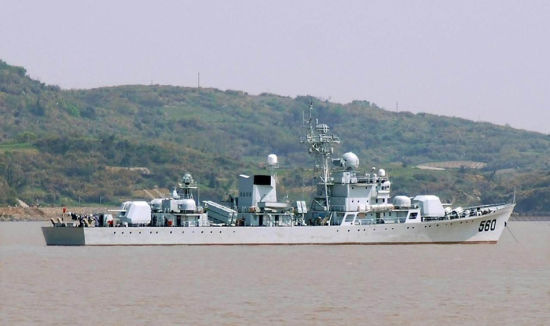 资料图：中国海军560号护卫舰。