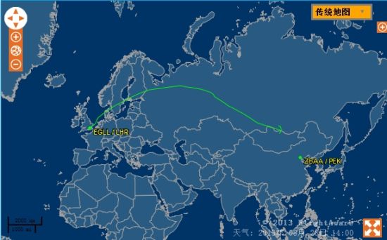 英航747飞北京航班因程序故障备降俄罗斯|英航|俄罗斯|航班_新浪航空