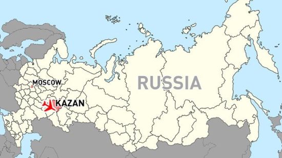 俄罗斯一架波音737客机17号在中西部城市喀山降落时坠毁.