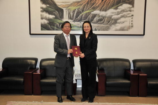 空客中国总裁陈菊明受聘担任民干院客座教授|