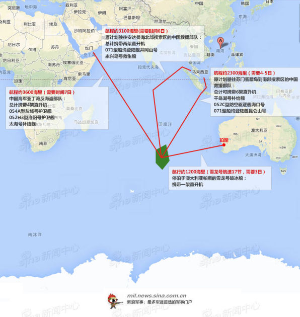 独家图解中国海军要多久能赶到南印度洋海域