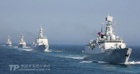 中俄海上演习