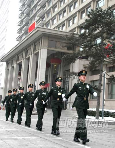 资料图:北京卫戍区官兵巡逻