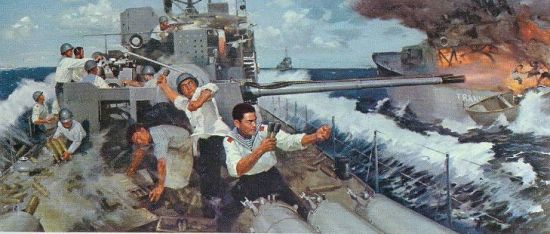 西沙海战内幕揭秘:南越海军船坚炮利先开火仍遭碾压