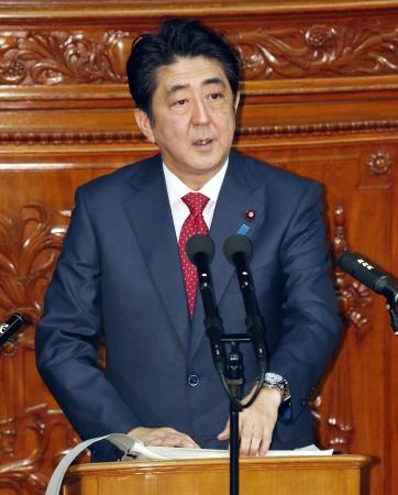 安倍施政演说为历史战布局：对华友好不提韩国