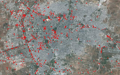 国破家亡：卫星图显示叙利亚超8成地区陷入黑暗