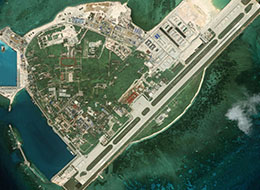 三沙市中心市区卫星图