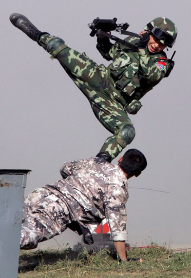 揭秘中国武警反恐特勤部队战斗力及装备(组图