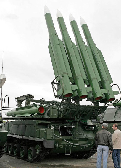 图文:俄罗斯山毛榉-M1防空导弹系统
