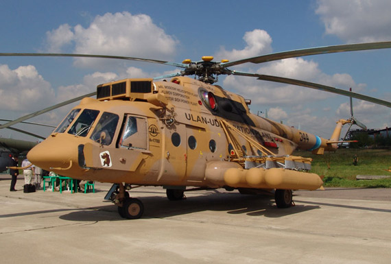 直升机型号众多,分工细致,图为拥有许多不同专用型号的米-17系列