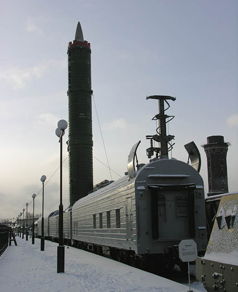 图文:俄罗斯铁路列车机动型战略弹道导弹