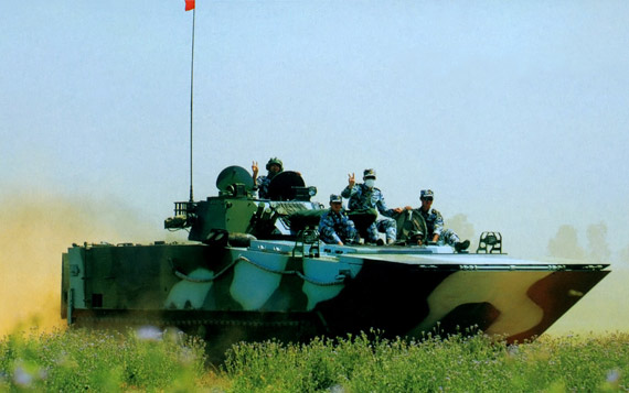 国产新型两栖火力支援车被称为中国AAAV