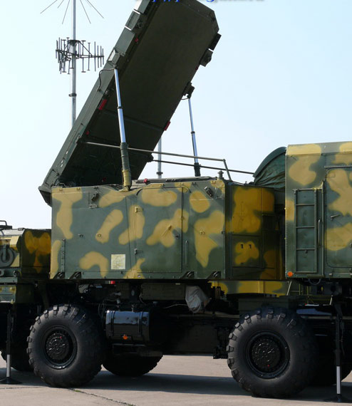 S400防空系统使用的新型相控阵雷达