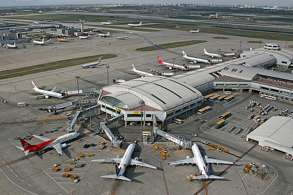 资料图:首都机场俯视图(摄影:威猛)