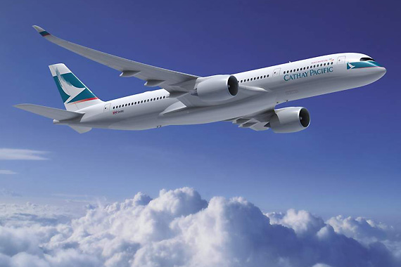 国泰航空公司订购30架空中客车A350XWB飞机