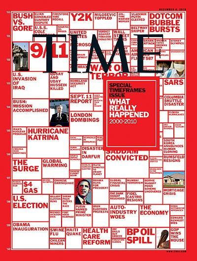 将于12月6日出版的美国《时代》周刊以“追问逝去的十年”为题发表封面特刊