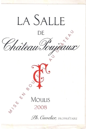 La Salle de Château Poujeaux 2008 AOC Moulis Rouge