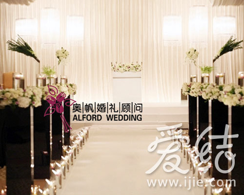 酒店韩式婚礼仪式区布置