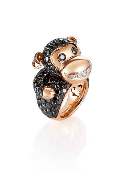 Grisogono猴子造型戒指