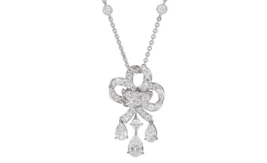 Fabergé's 白钻项链