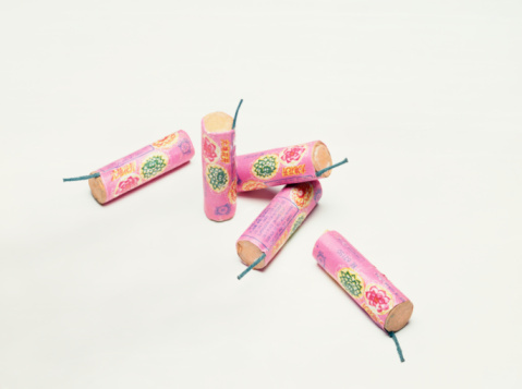 春节幸福关键词:鞭炮