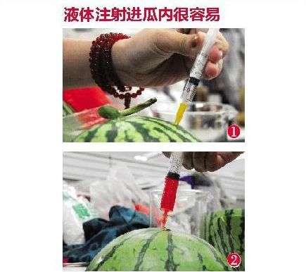 液体注射西瓜很容易