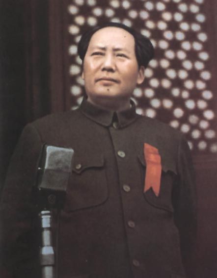 毛泽东穿中山装入选世界十大名人套装