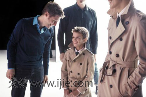 贝克汉姆二公子罗密欧代言BURBERRY