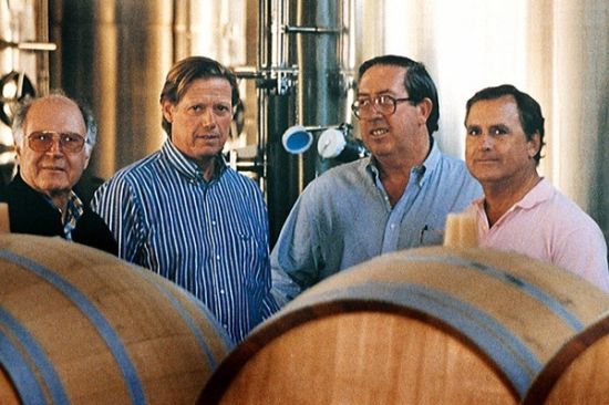 蒙特斯酒厂(Montes)的四位创始人(左起)Pedro Grand，Aurelio Montes, Douglas Murray和Alfredo Vidaurre，来源：Montes 