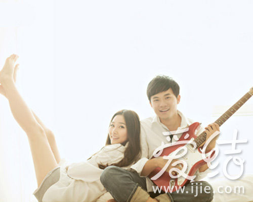 解语花韩式内景婚纱照