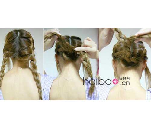<em>发型</em>也要波西米亚风情 夏日编发6步DIY(组图)(