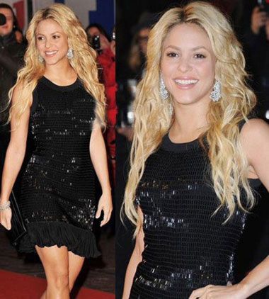 Shakira出席法国戛纳NRJ音乐奖