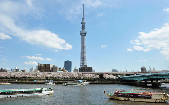 日本东京晴空塔:世界第二高建筑