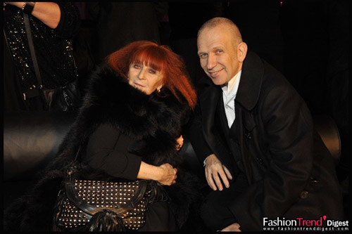 Sonia Rykiel and Jean Paul Gaultier