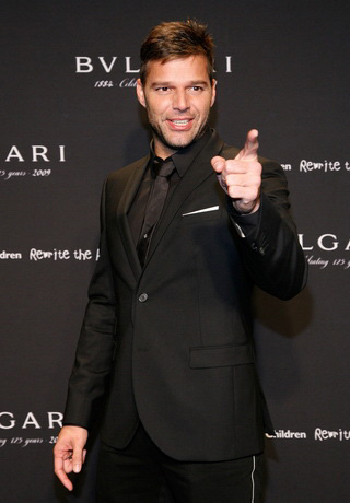 瑞奇-马汀宣布是同性恋 双胞胎儿子不满两岁