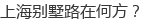 上海别墅路在何方?