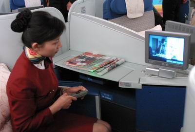 中国国航国内头等舱_国内飞机头等舱内部图片