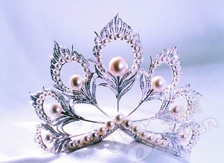璀璨新娘头冠加冕你的公主华梦(组图)