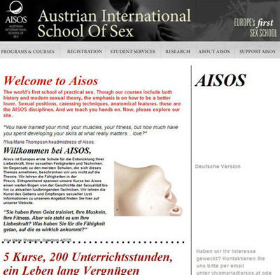 性爱学校的校网站主页