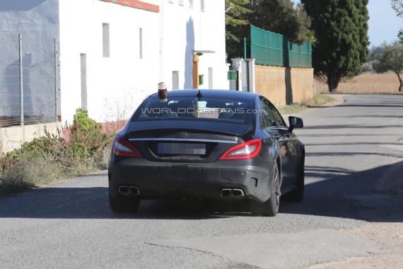 Mercedes-Benz CLS63 AMG Facelift Spy 08