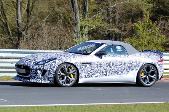 Jaguar F-type RS convertible Spy