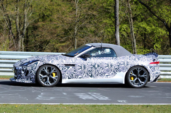 Jaguar F-type RS convertible Spy