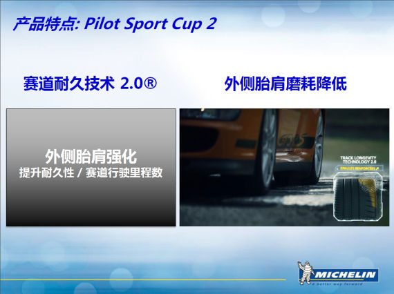 MICHELIN Pilot Sport Cup 2产品特点