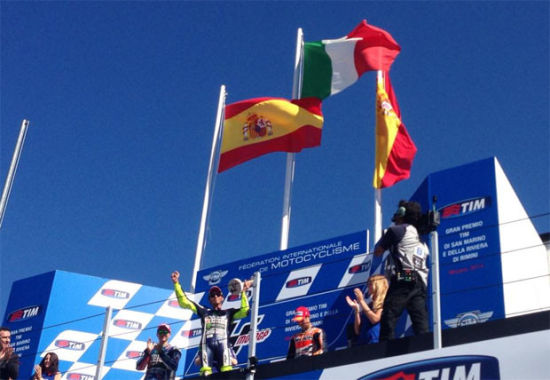 2014MotoGP圣马力诺站 罗西最终夺冠