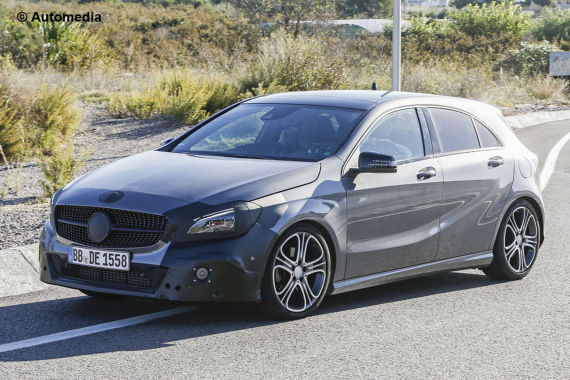 Mercedes-Benz A-Class Facelift Spy 03